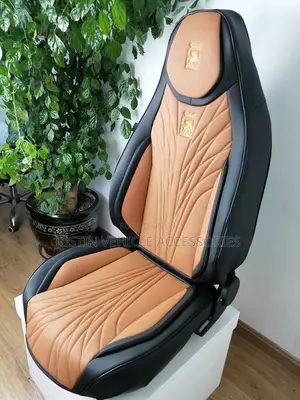 Maxone Black and Orange Seat Cover