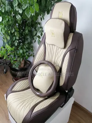 Maxone Brown and Beige Seat Cover