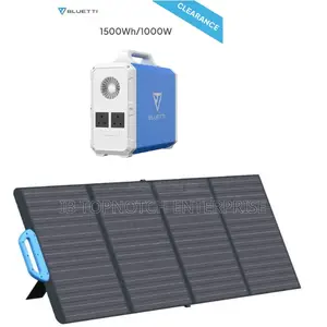 Bluetti's Powerhouse! 1500wh/1000w Solar Panel - Supercha