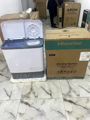 The Hisense WSJA551 Twin Tub Semi-Automatic Washing Machine
