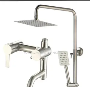 Brimix Antirust Silver Standard Standing Shower