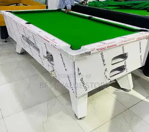 Local Marble and Coin Snooker Board White