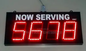 Blue 10 Mm Scrolling Led Display 60" X 18 "
