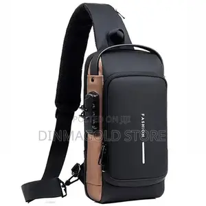 Men’S Multifunction Anti-Theft Usb Bag
