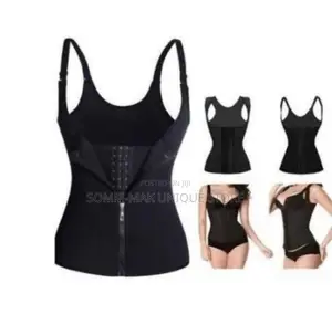 Body Shaper Vest With Double Zip Hook