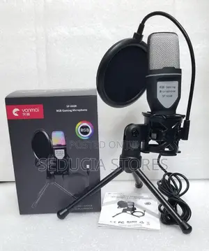 SF666R RGB Gaming Microphone for Podcast Recording Stream