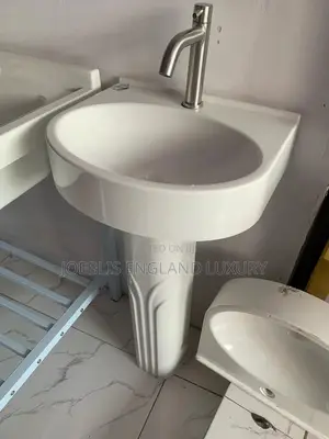 Plastic Wash Hand Basin With Pedestal