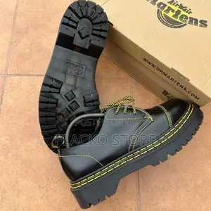 Original Dr Martens 1461 Bex Double Stitch Black Shoes