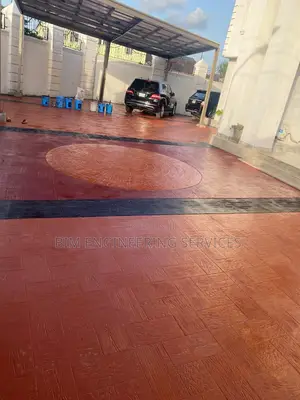 Floor Painting, Acrylic Polish, Incrate Stamping