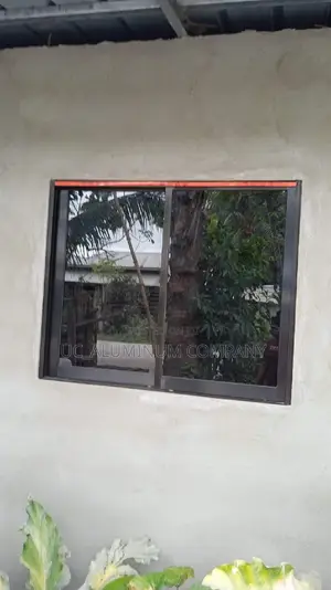 Aluminium Sliding Window With Sliding Net Grey Colour