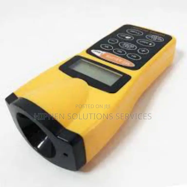 Portable LCD Digital 18m Ultrasonic Laser Pointer Distance