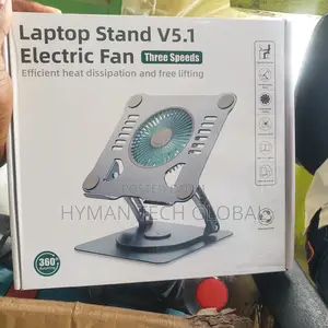 360 Rotating Laptop Stand With Cooling Fan
