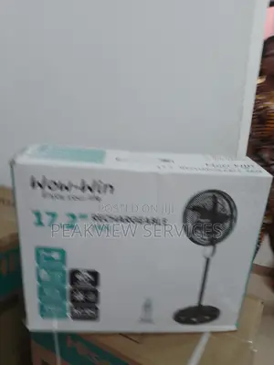 Brand -New Wow Win (17.2"") Rechargeable Fan