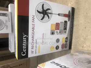 Century 18” Rechargeable Fan With Led Light FRC45E