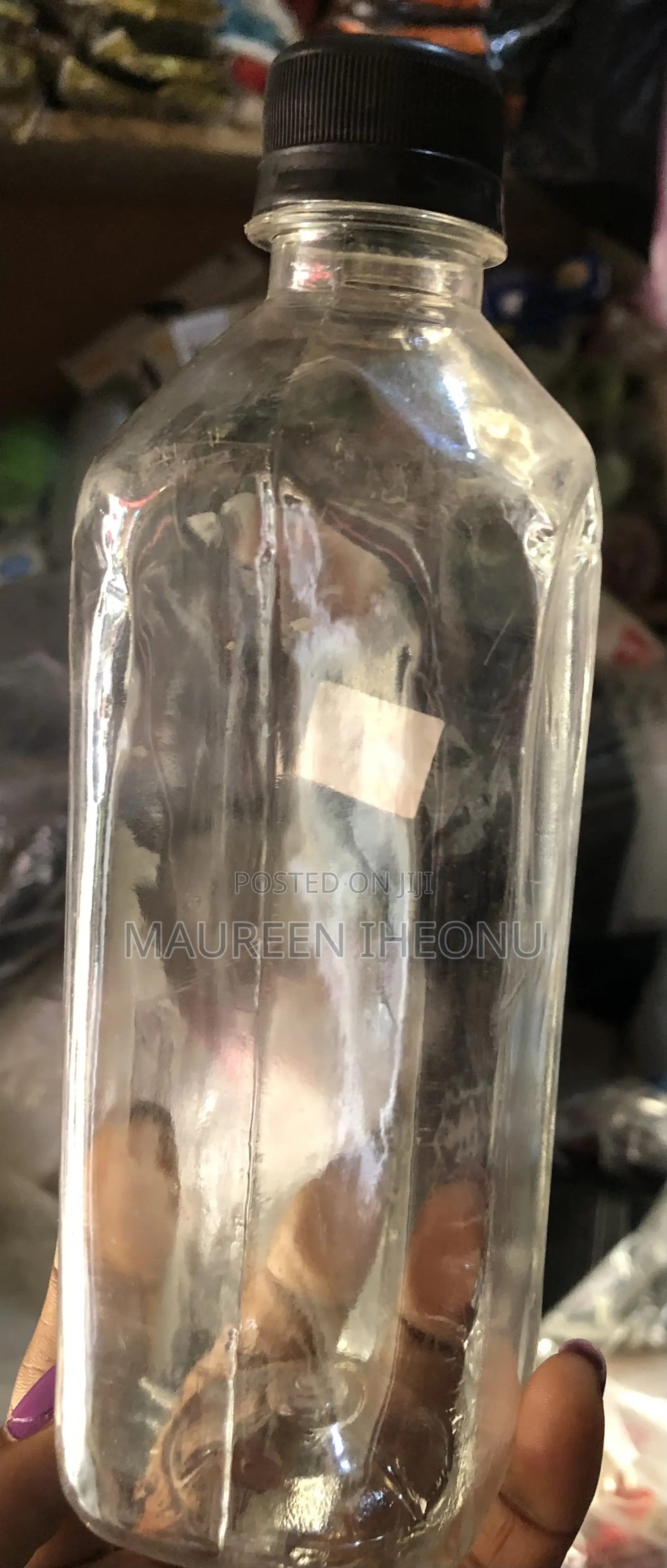 50cl Square Plastic Bottles - 12pcs