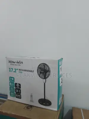 Brand Spanking New (17.2) Inches Wow Win Rechargeable Fan