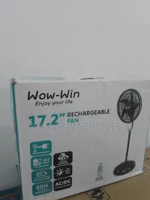 New Wow Win Rechargeable Standing Fan