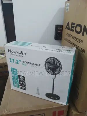 Easy to Operate Wow Win Rechargeable Standing Fan