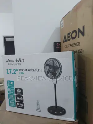 Easy to Operate Wow Win (17.2) Inches Rechargeable Fan