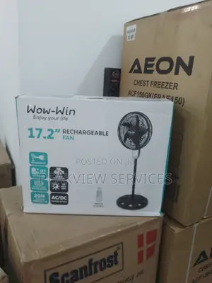Best Selling Wow Win (17.2) Inches Rechargeable Fan