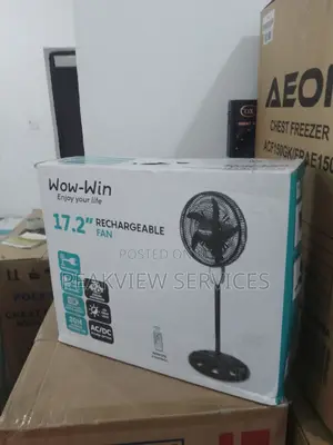 Best (17.2) Inches Wow Win Rechargeable Standing Fan
