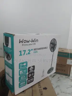 The Brand New (17.2) Wow Win Fan Rechargeable