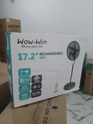 Fast Selling Wow Win (17.2) Inches Rechargeable Fan