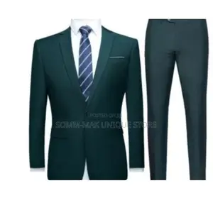 Fashion Men's Suit - Bottle Green