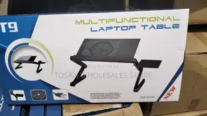 T9 Multi Functional Adjustable Laptop Table and Cooling Fan