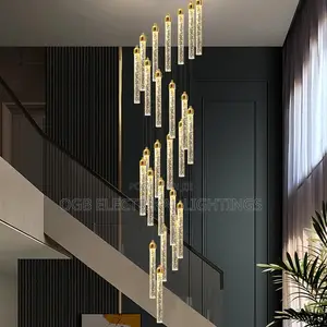 Crystal Staircase Chandelier Deluxe