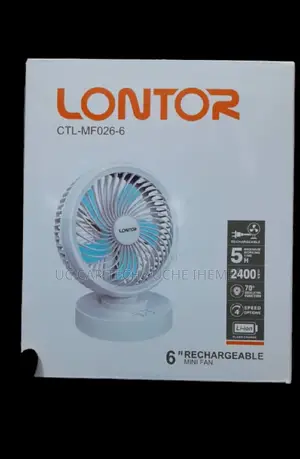 Lontor Rechargeable Fan 6"