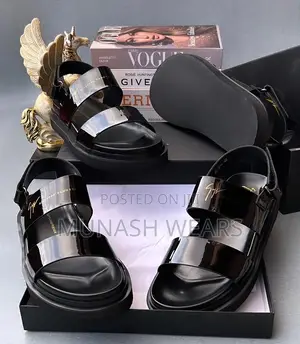 Original Leather Zanotti Slip and Sandal