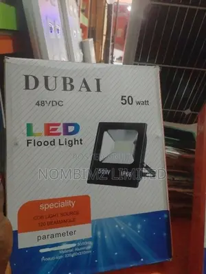 50w DC Led Floodlight 48v With Sensor