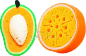 Baby Bath Sponge in Fruits Design