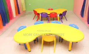 Children's Half Moon Table for Schools, Event Centres E