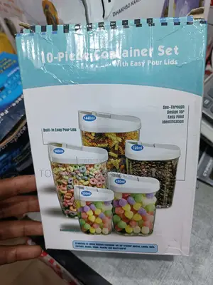 Dry Food Cereal Container Set