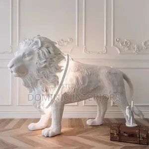 Lion Sculpture Floor Lamp