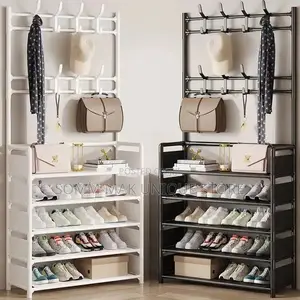 Hat Rack Strong Load-bearing Bedroom Hanger Shoe Cabinet