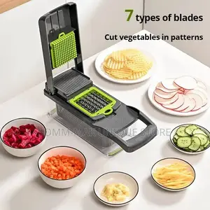 Vegetable Dicer and Slicer With Multiple Shapes