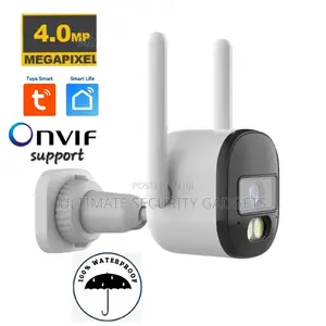Wi-Fi Tuya Smart Mini Bullet Waterproof Hd Camera. 4mp