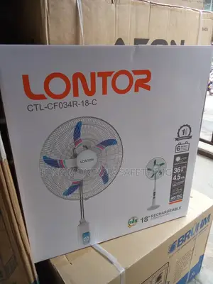 18inch Lontor Rechargeable Standing Fan
