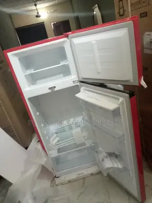 Hisense 205l Double Door Refrigerator Red