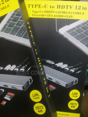 Type C to HDTV 12 in 1 Multifunctional Usb Hub Adapter