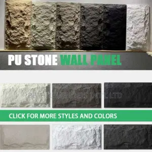 Moisture- Resistance Artificial PU Stone for Outdoor Decor
