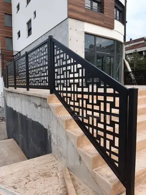 Staircase Lasers Cut Craft Handrails
