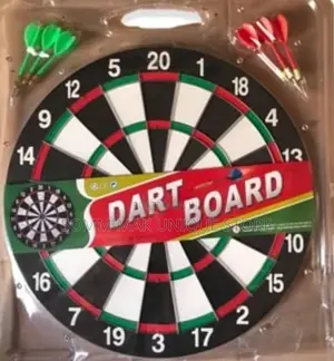Flocked Dart Board Game With Dart 6 Arrows