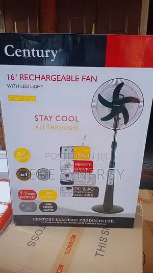 18" Century Rechargeable Fan, Best Price, Swift Delivery