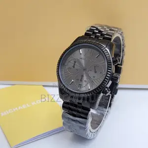 Original MICHAEL KORS Black Chain Watch Available in Store
