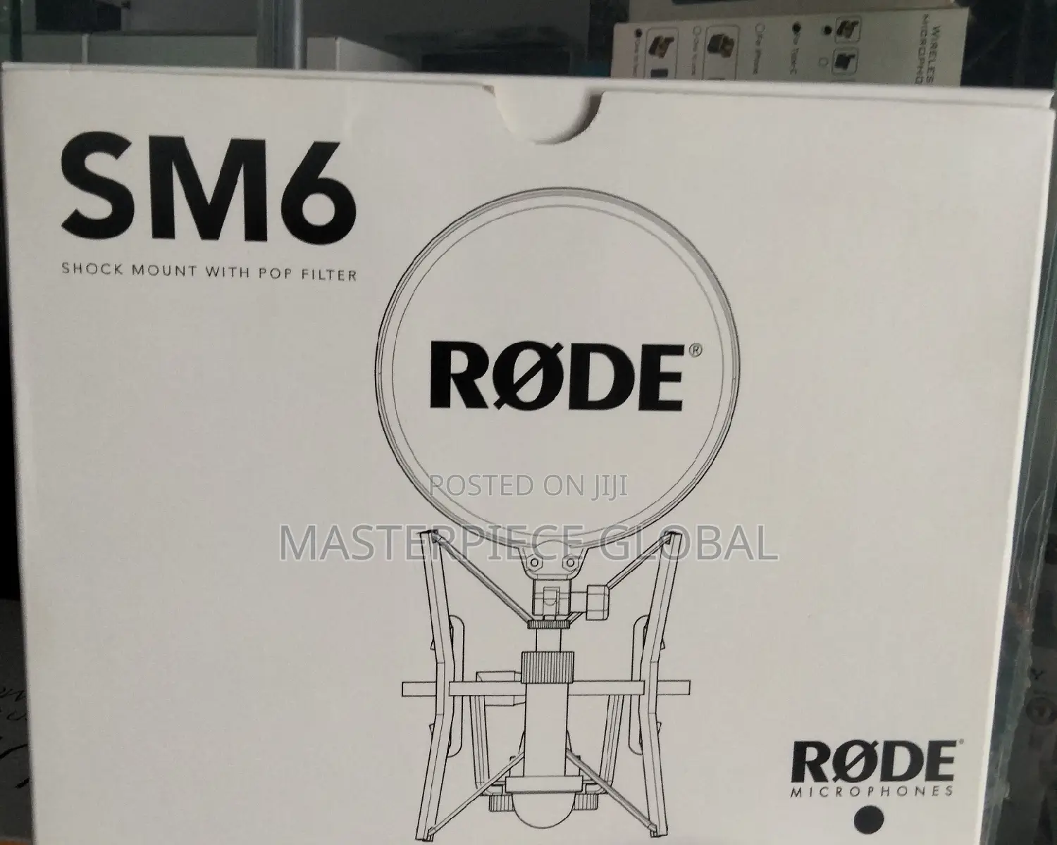 Rode Sm6 Shock Mount With Pop Filter