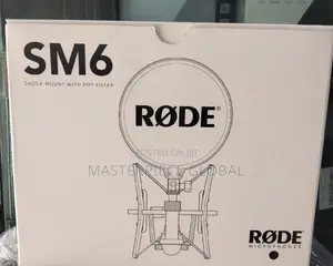 Rode Sm6 Shock Mount With Pop Filter